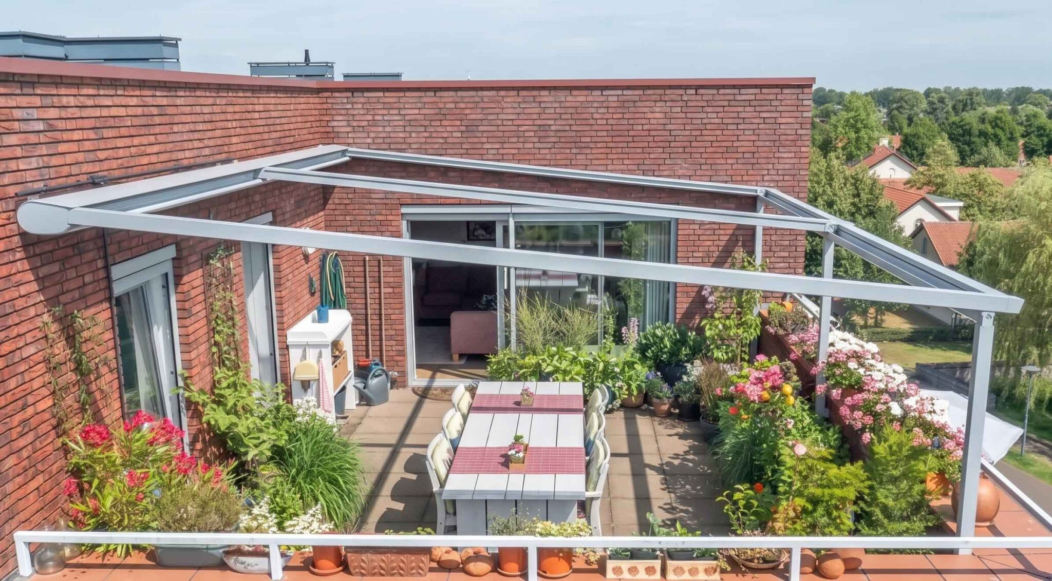 Pergola-scherm-open